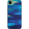 Ocean Blue Brush Stroke by Etta Vee iPhone 16e Skin